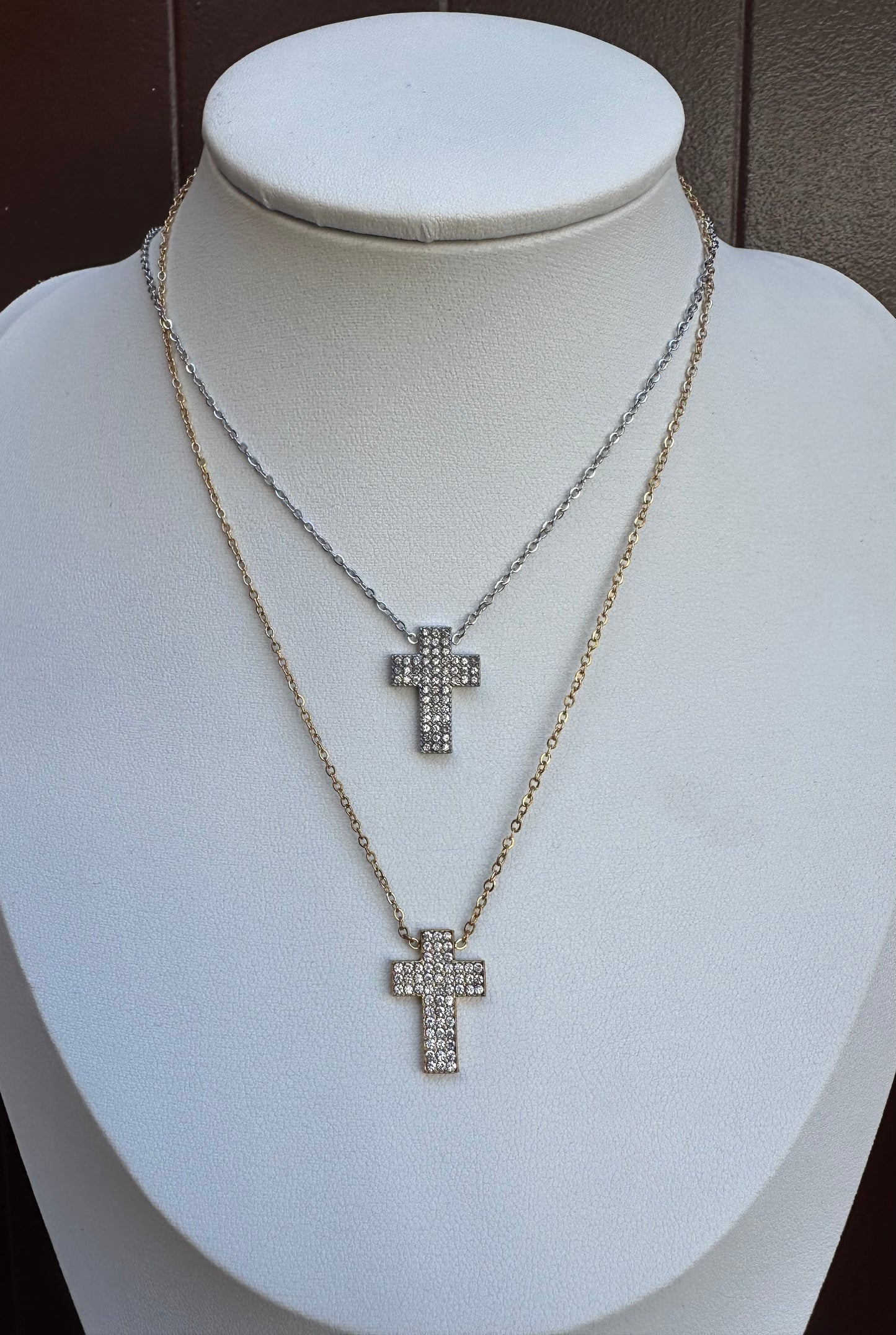 Collana Croce piatta