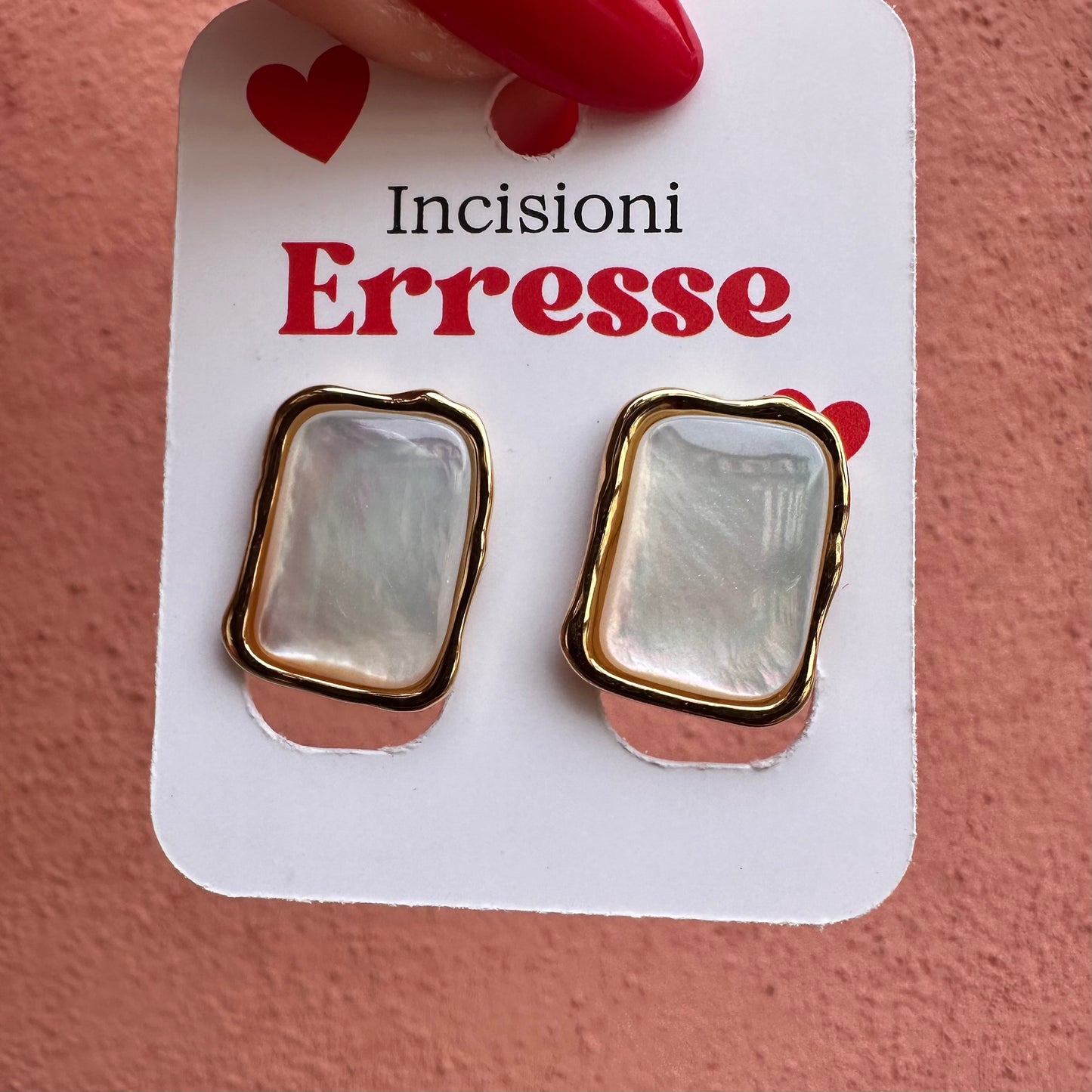 Orecchini Mirror Pearl