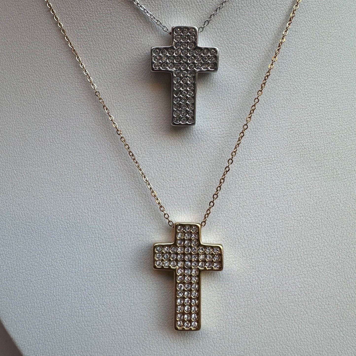 Collana Croce piatta