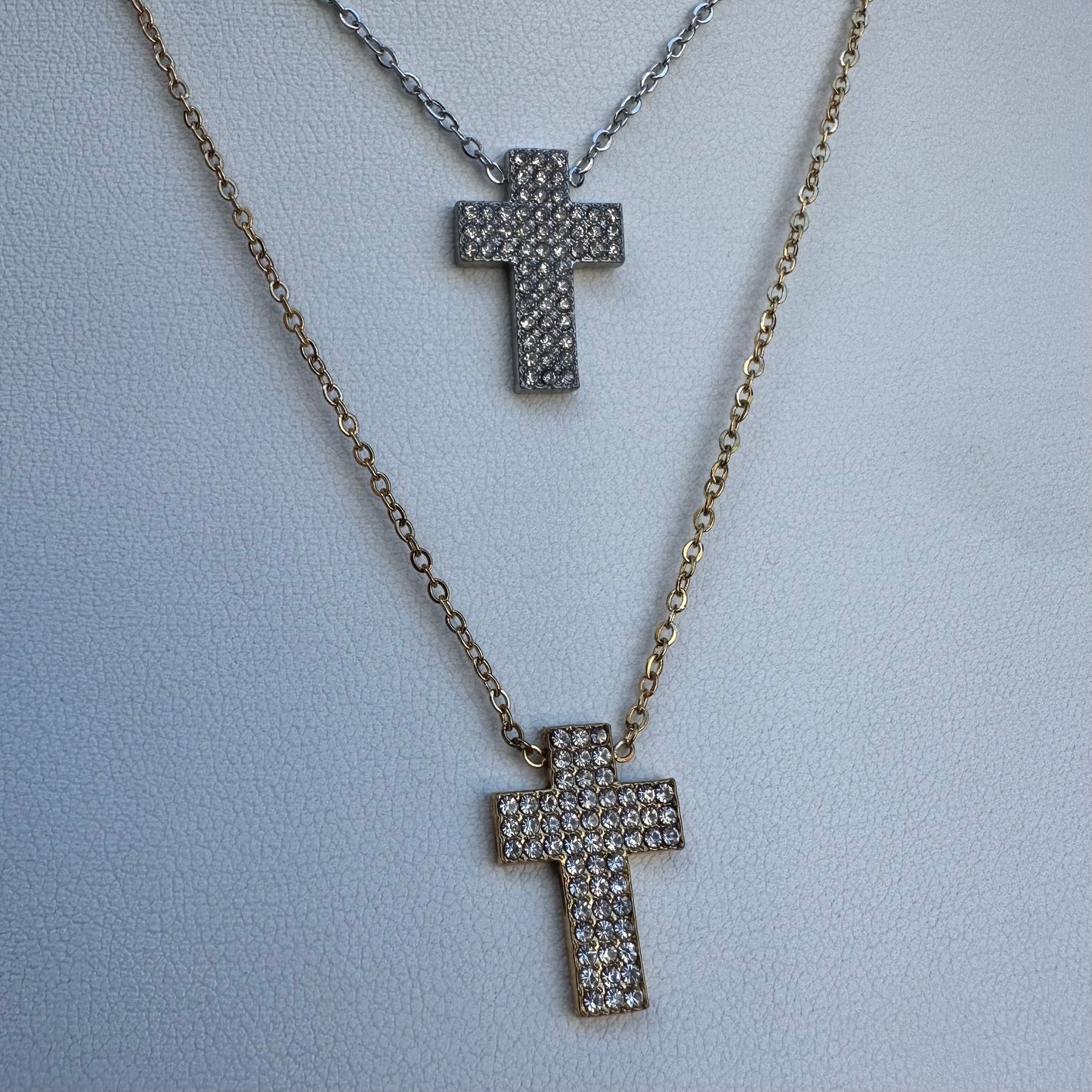 Collana Croce piatta