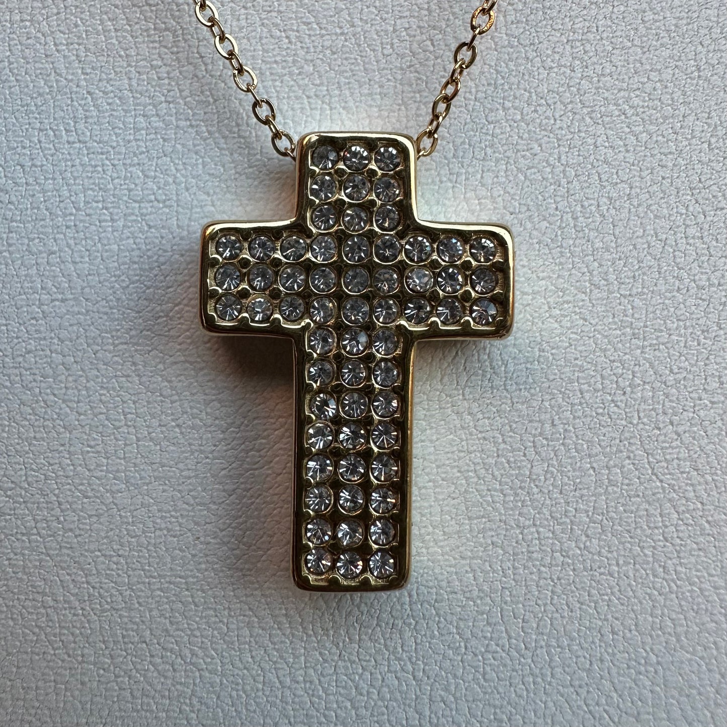 Collana Croce piatta