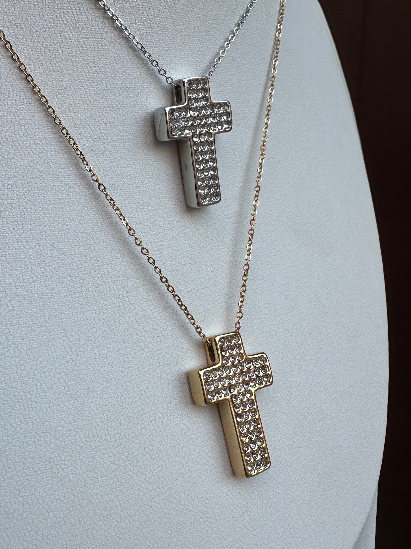 Collana Croce piatta