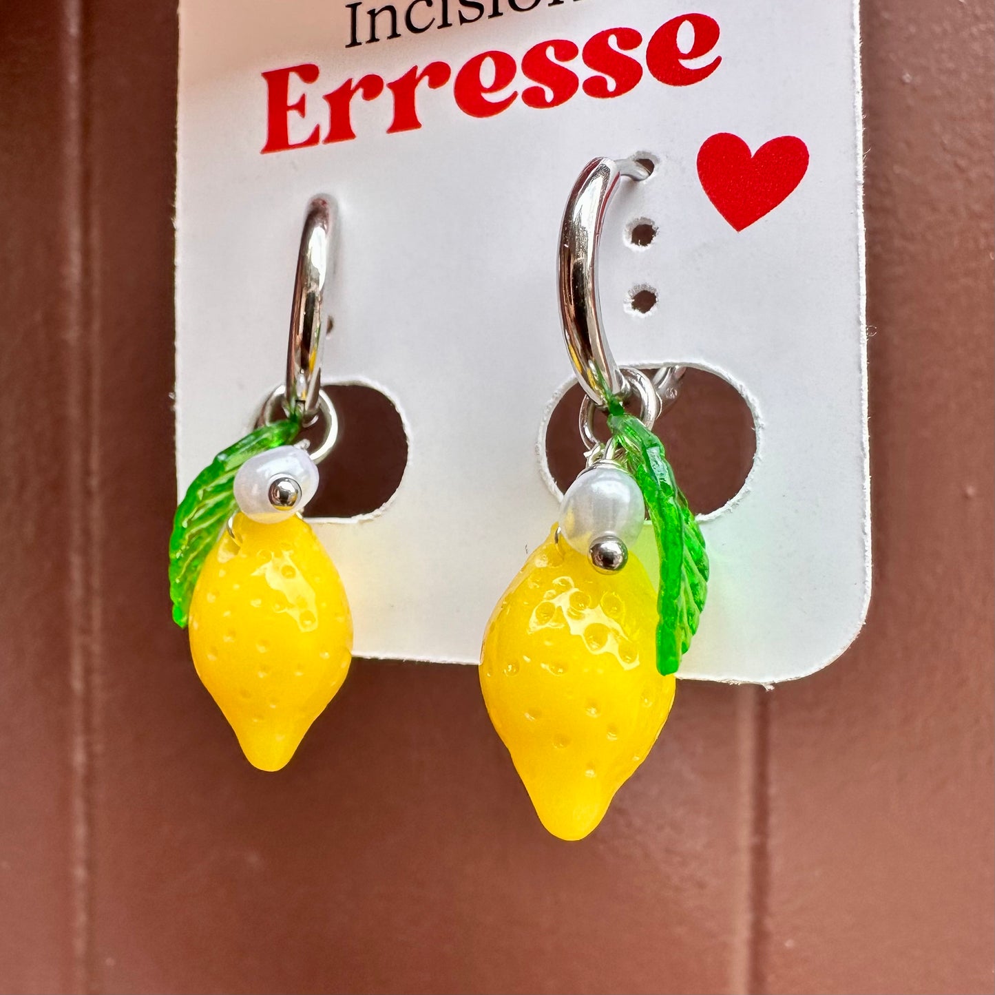 Mono-orecchini Limone