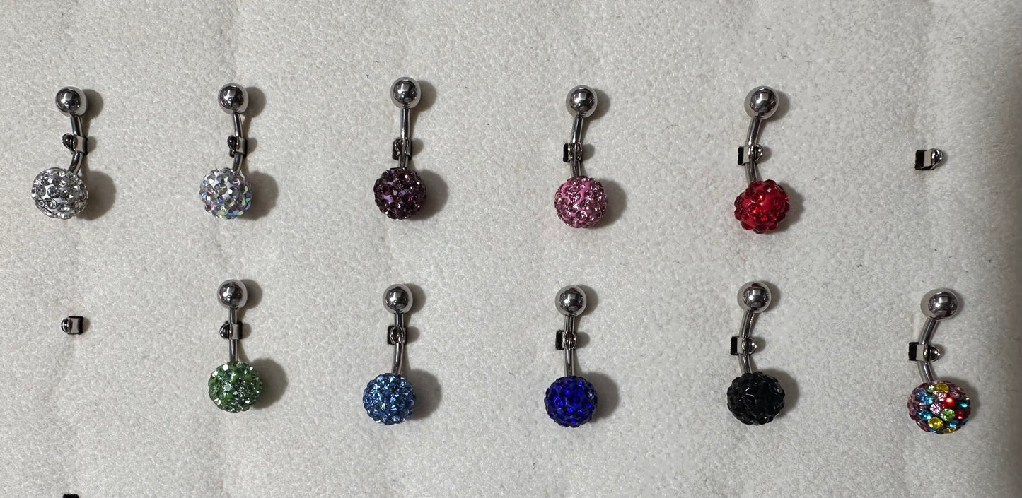 Piercing ombelico Strass