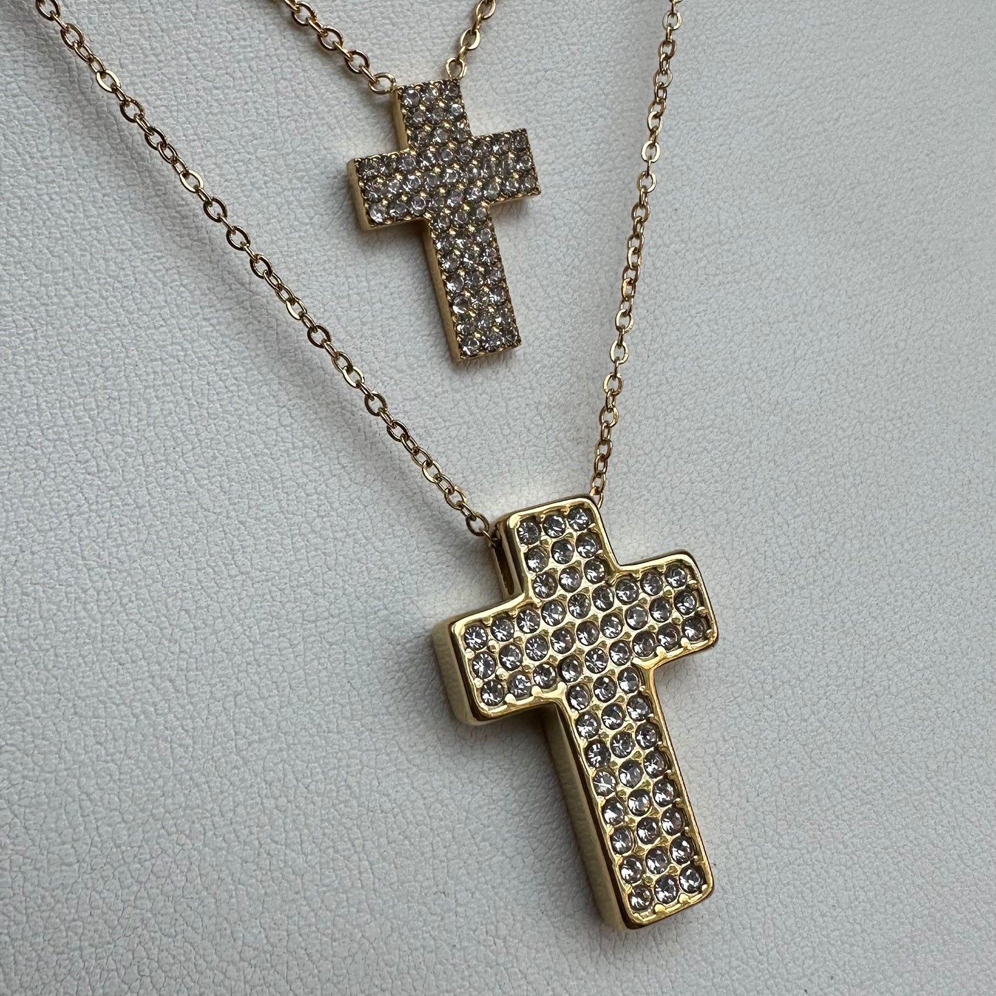 Collana Croce piatta