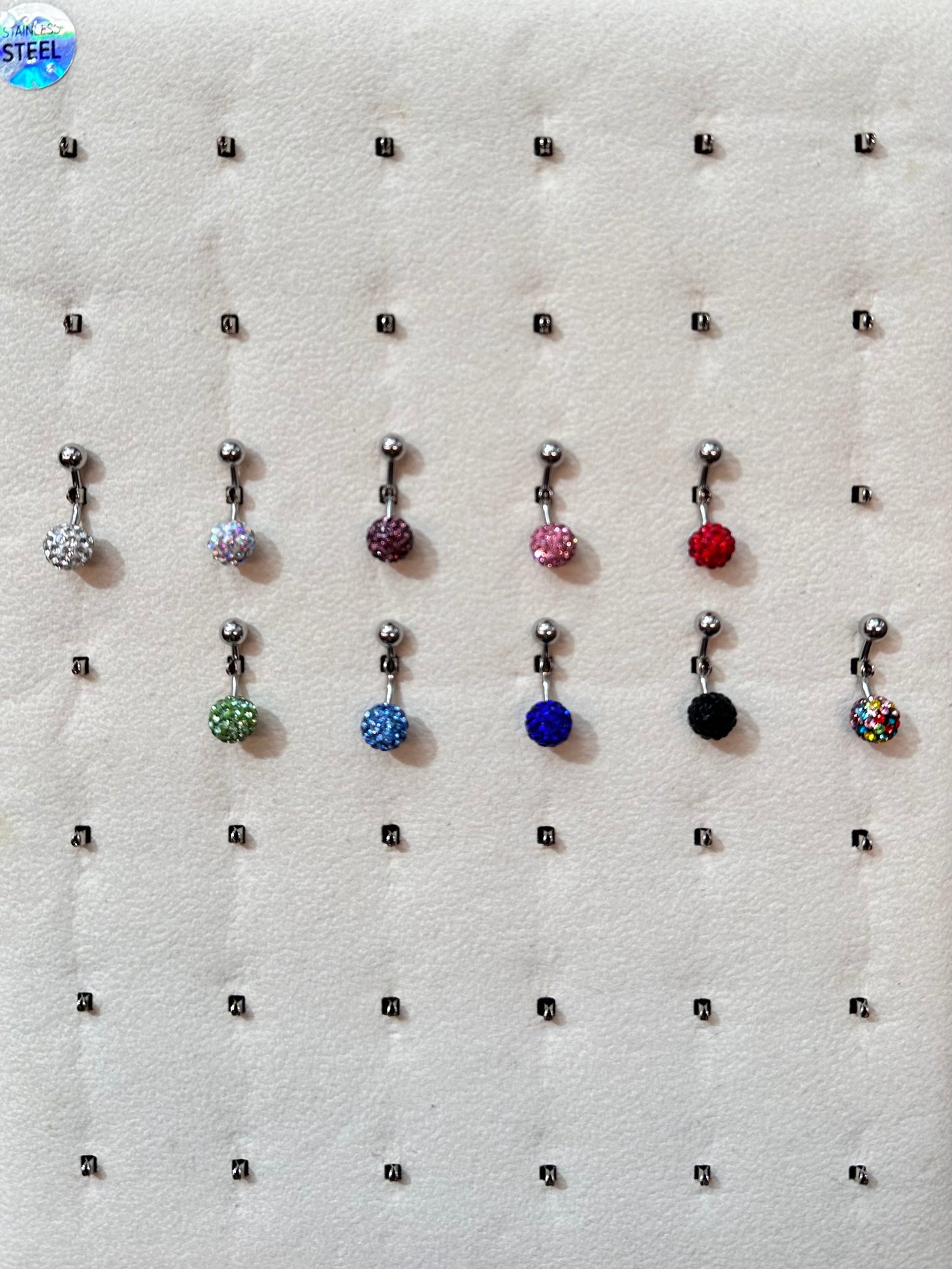 Piercing ombelico Strass
