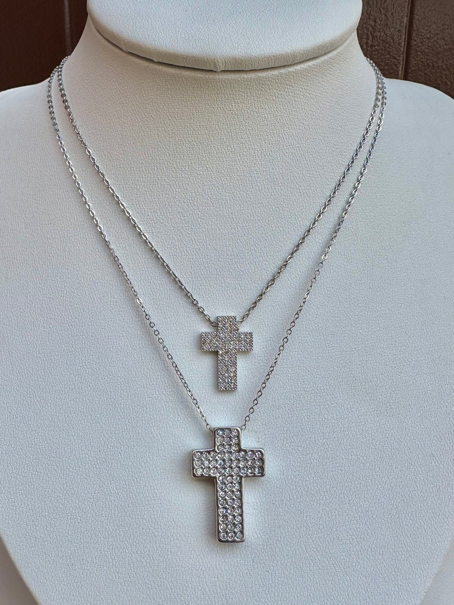 Collana Croce piatta