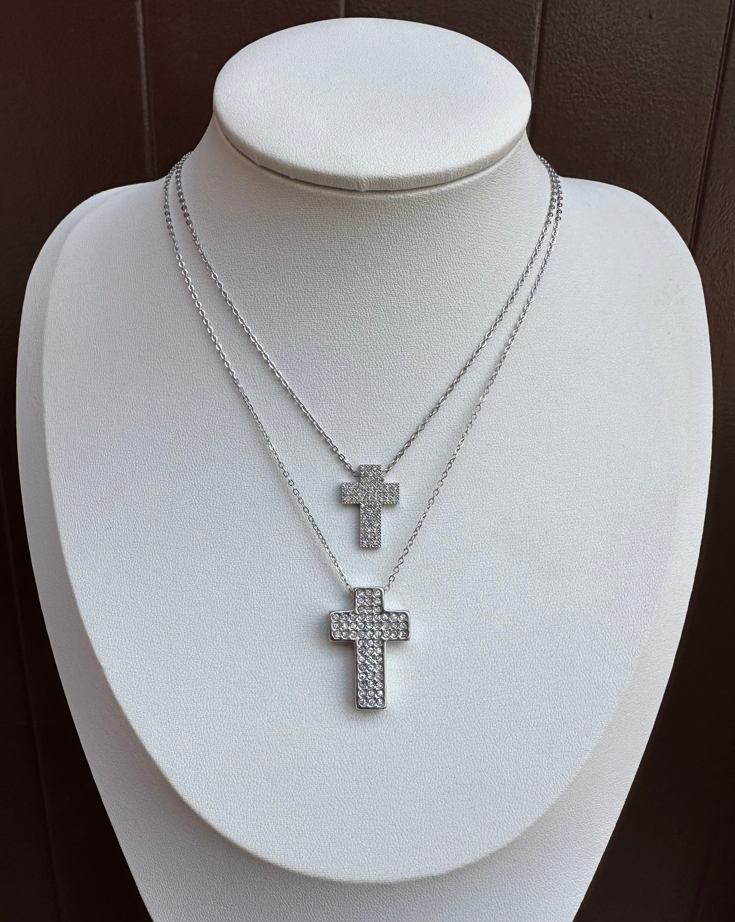 Collana Croce piatta