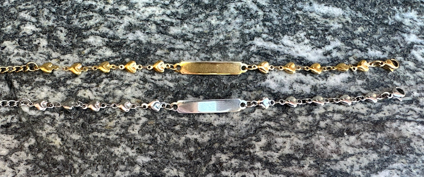 Bracciale Babylove con piastrina