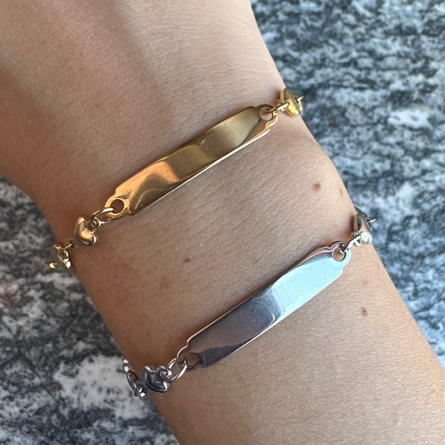 Bracciale Babylove con piastrina