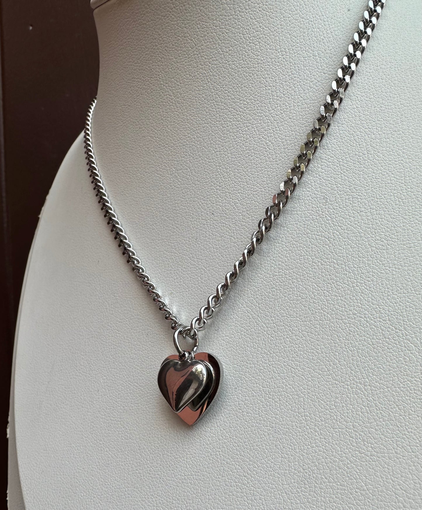 Collana Doppio cuore