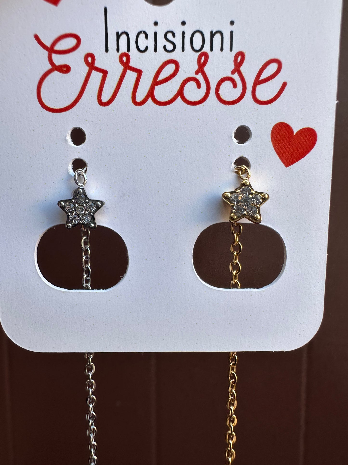 Mono-orecchini Niddle Stars (6 modelli)