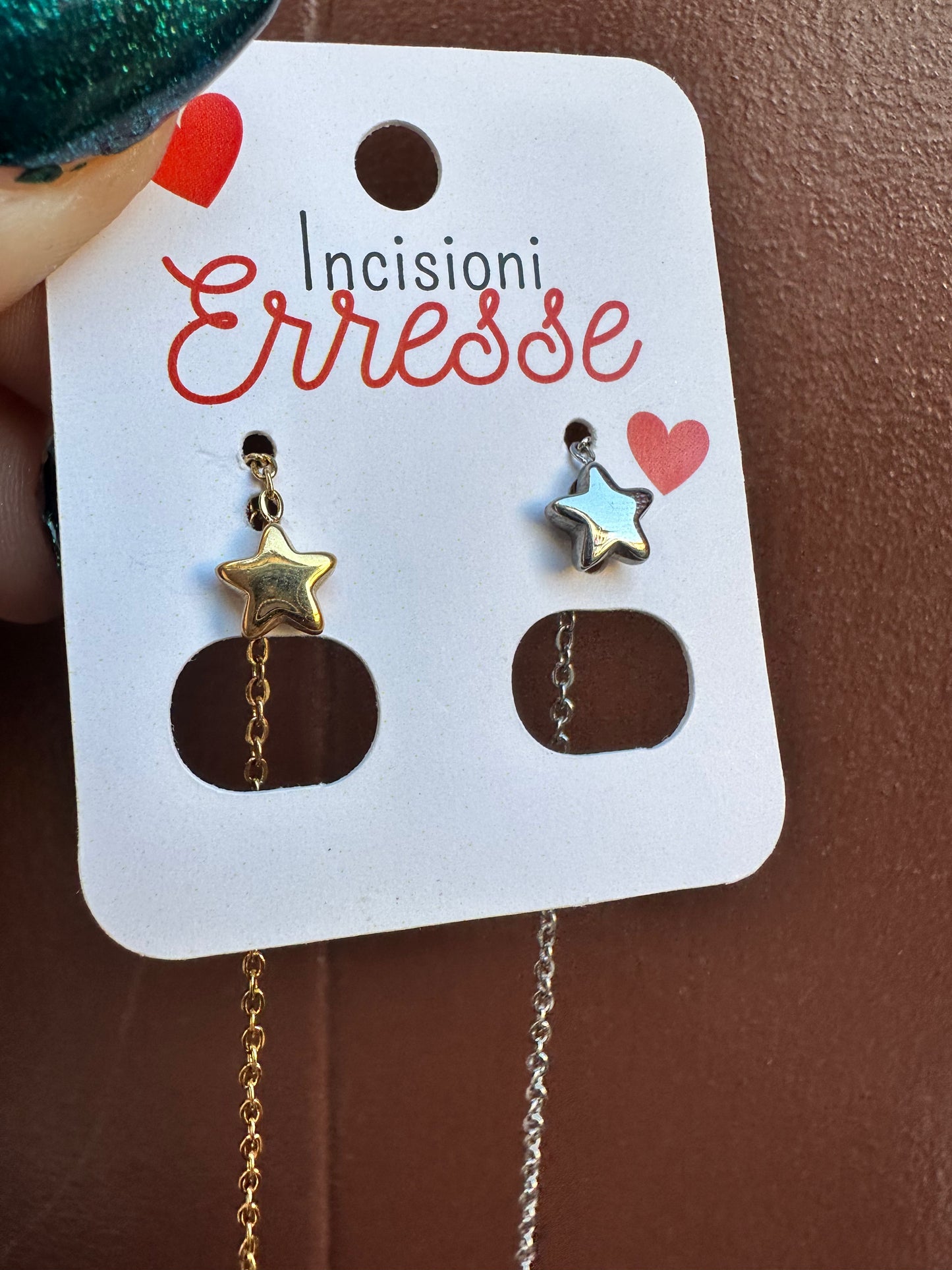 Mono-orecchini Niddle Stars (6 modelli)