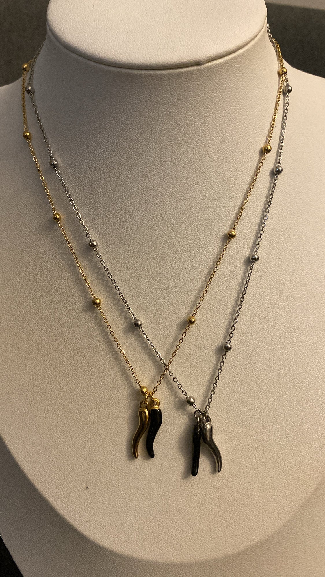 Collana Peperoncino doppio