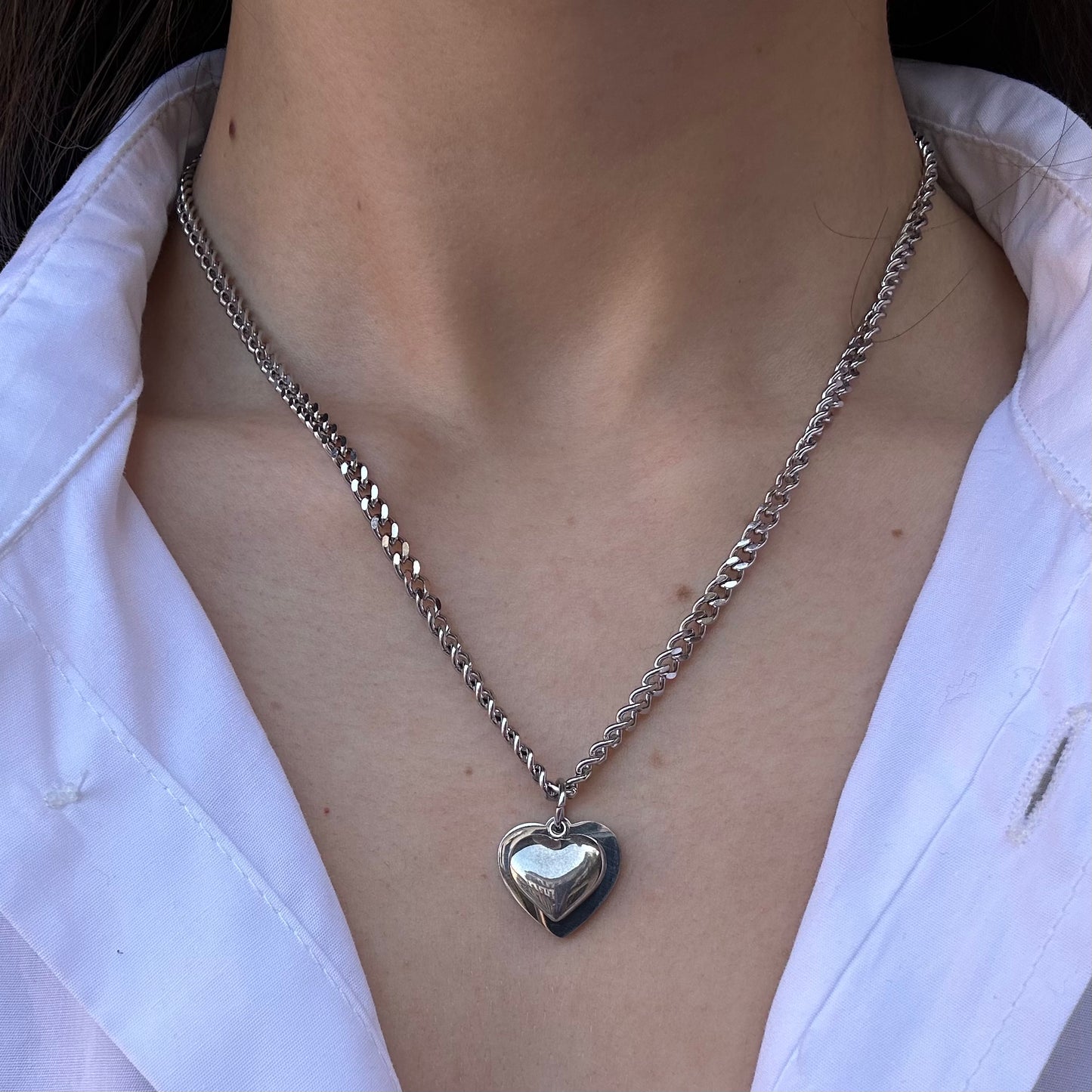Collana Doppio cuore