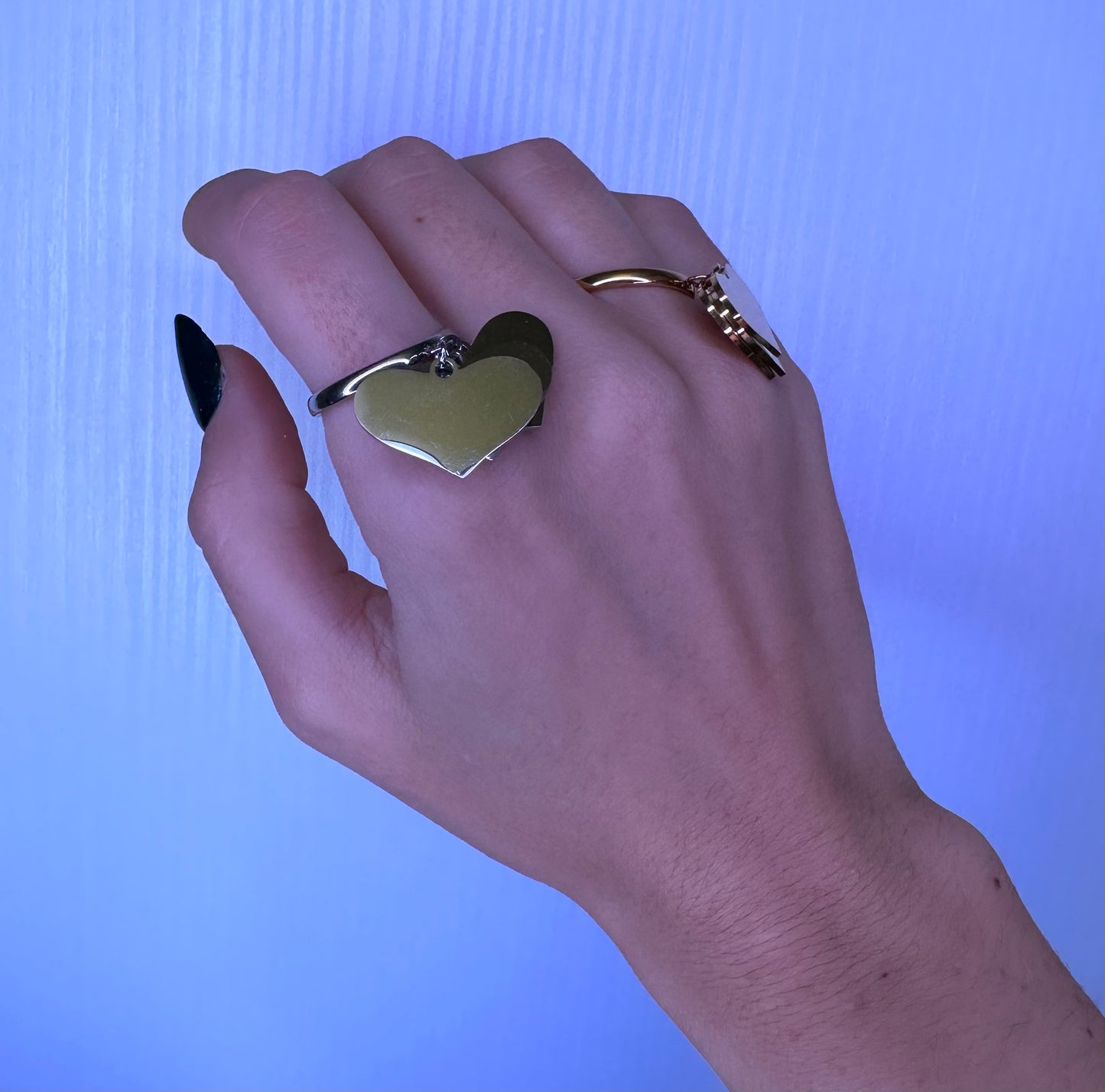 Anello Pendant cuori (2 modelli)