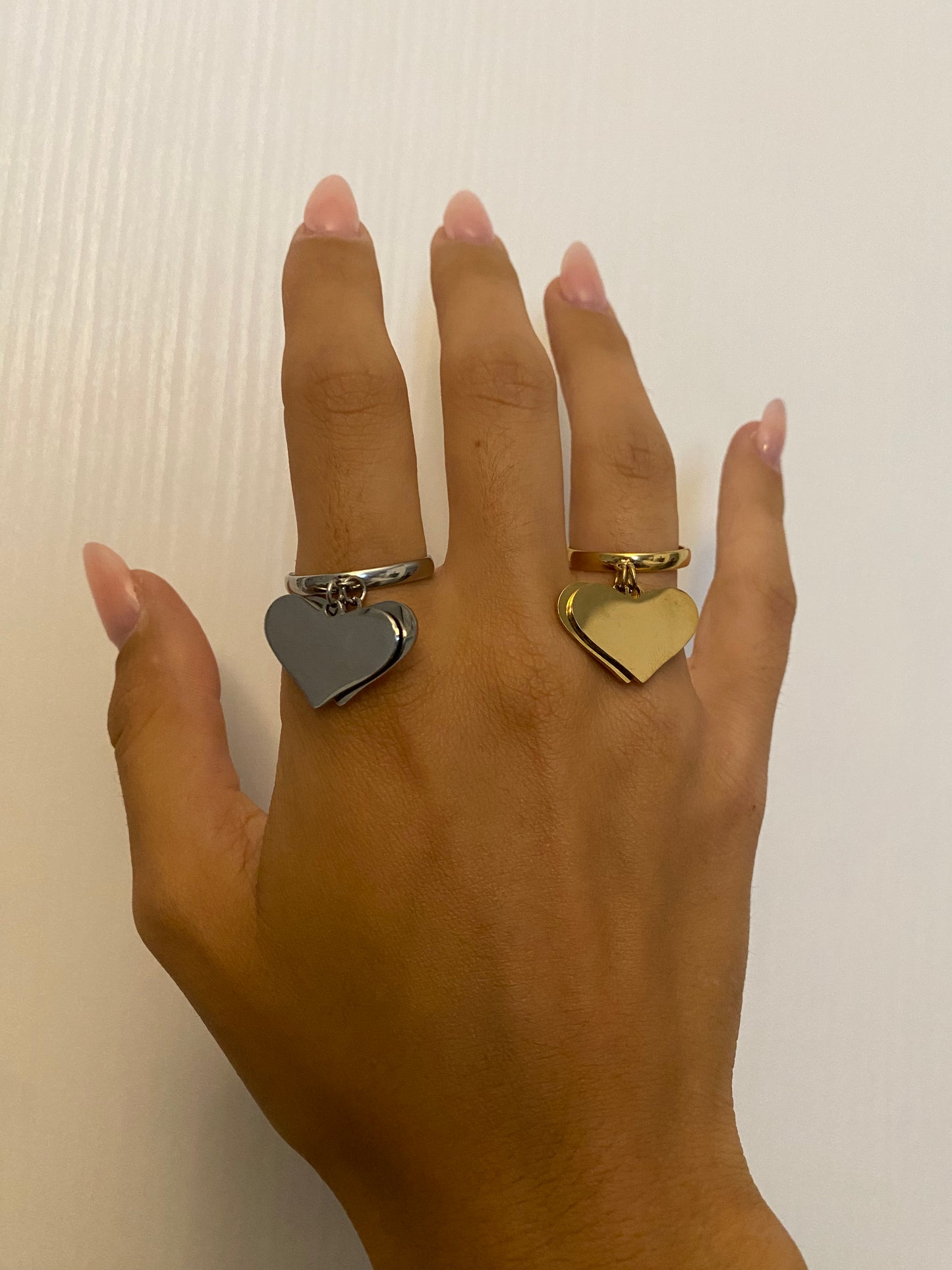 Anello Pendant cuori (2 modelli)