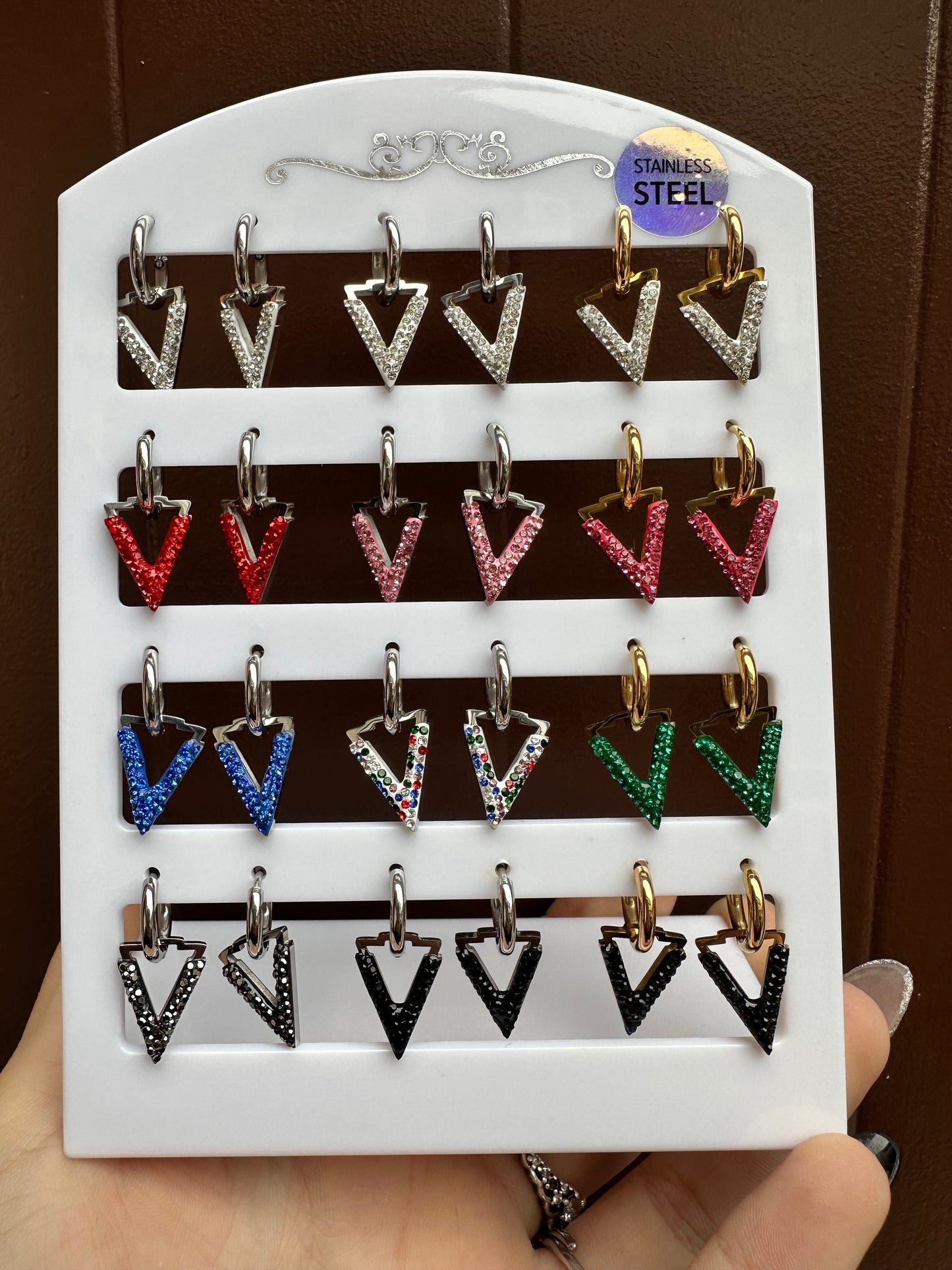 Mono-orecchini Vi Colors strass