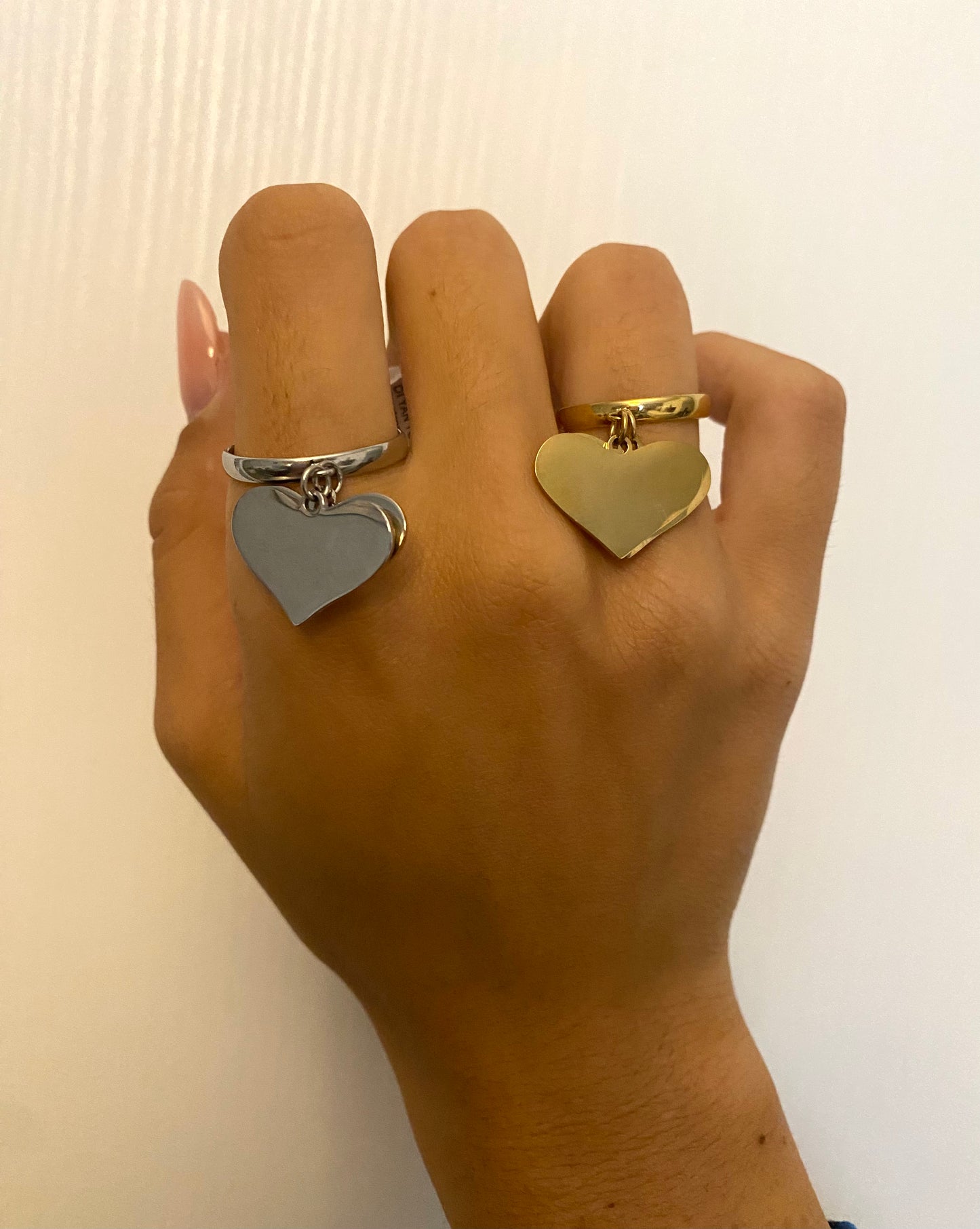 Anello Pendant cuori (2 modelli)