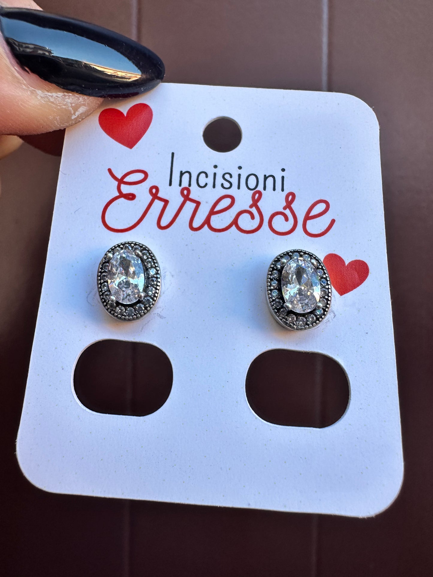 Mono-orecchini Cinderella al lobo