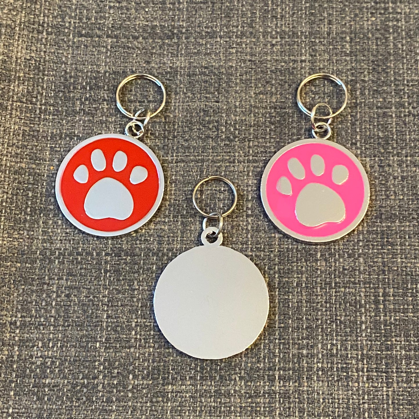 Medagliette per cani con zampetta