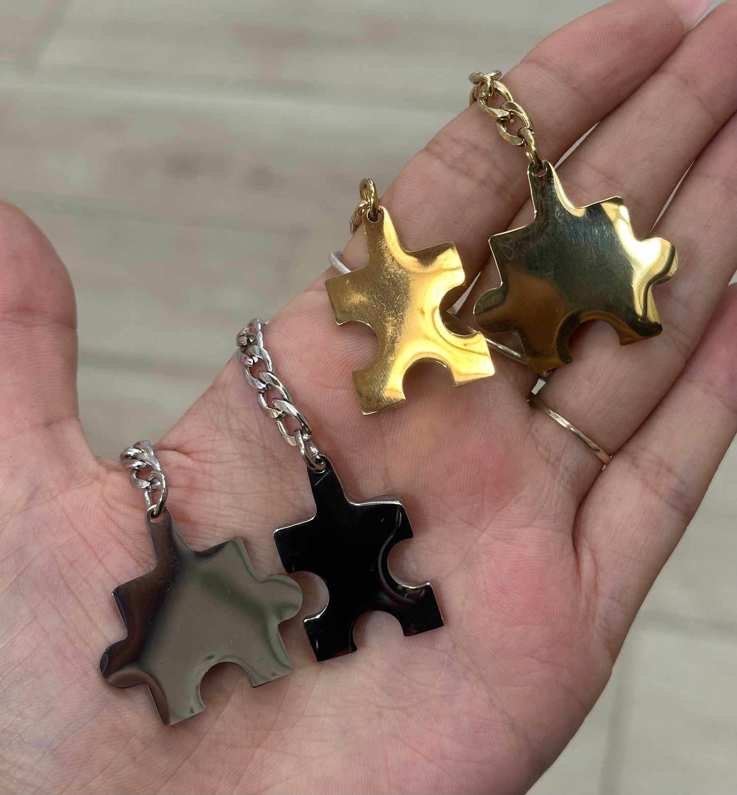 Portachiavi Puzzle Doppio