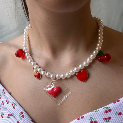 Collana Red Passion