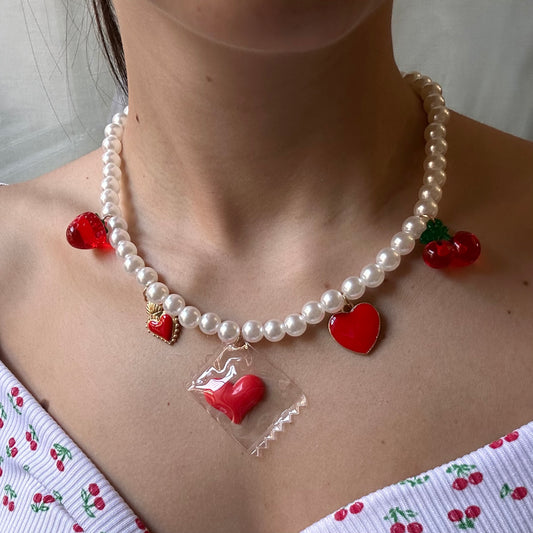 Collana Red Passion