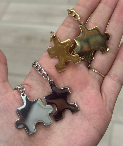 Portachiavi Puzzle Doppio