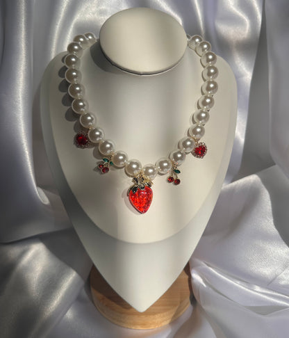 Collana Rosso Fragola