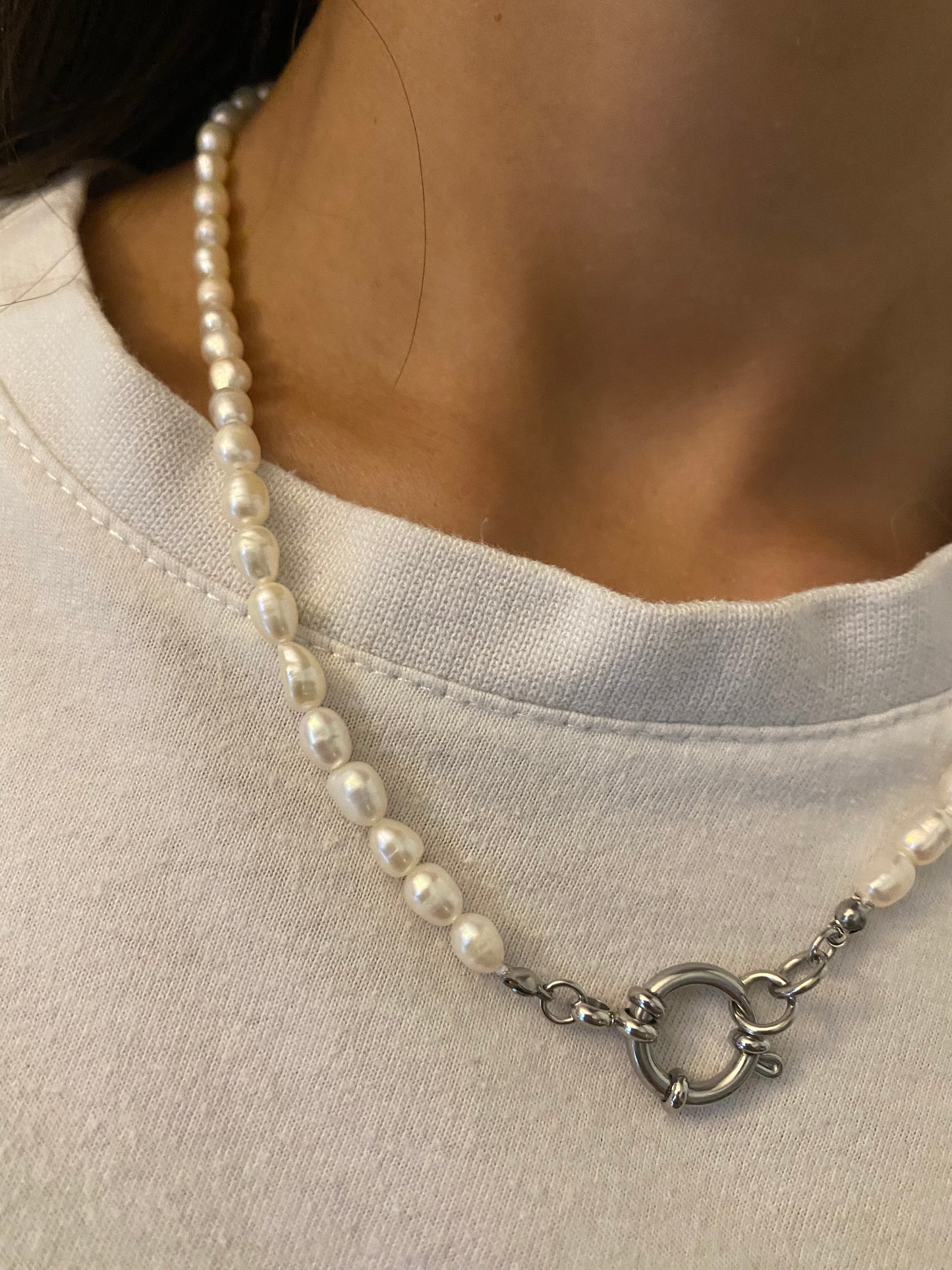 Collana Elizabeth con perle ovali