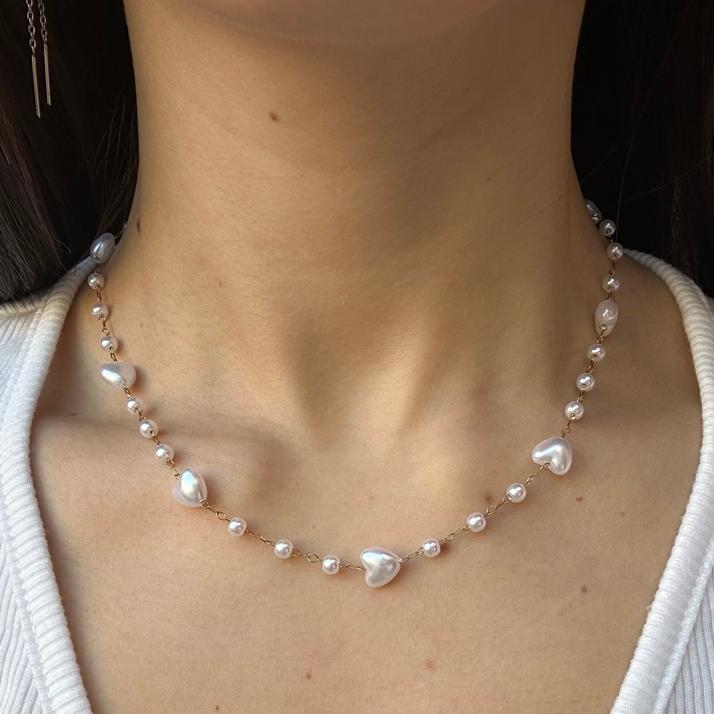 Collana Cuori di Perle