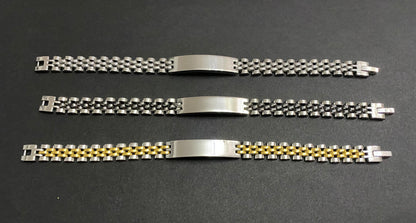 Bracciale modello Jubilee con piastrina