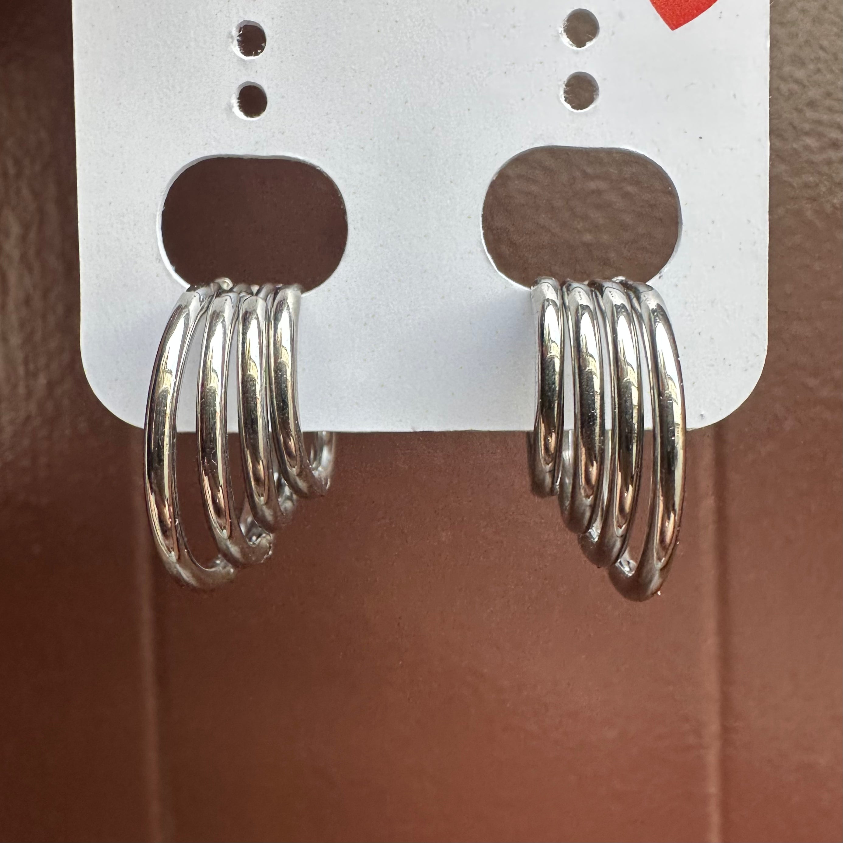 Orecchini a cerchio piccoli a clip in argento sterling S925 Orecchini a cerchio piccoli a clip in argento sterling S925