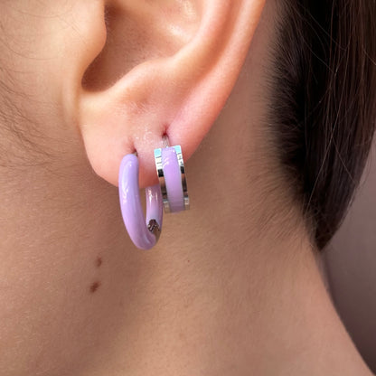 Mono-orecchini Pastel Hoops